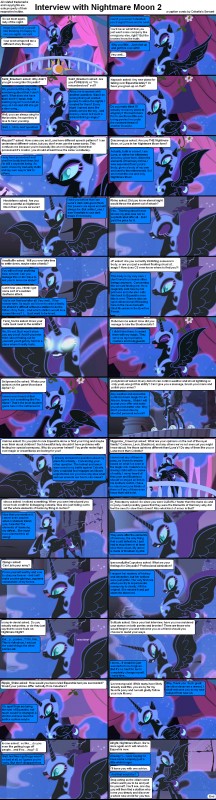nightmare moon (friendship is magic and etc) created by celestias servant interview