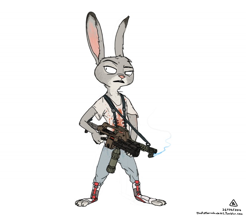 ellen ripley and judy hopps (alien (franchise) and etc) created by thatotherwhaleoil