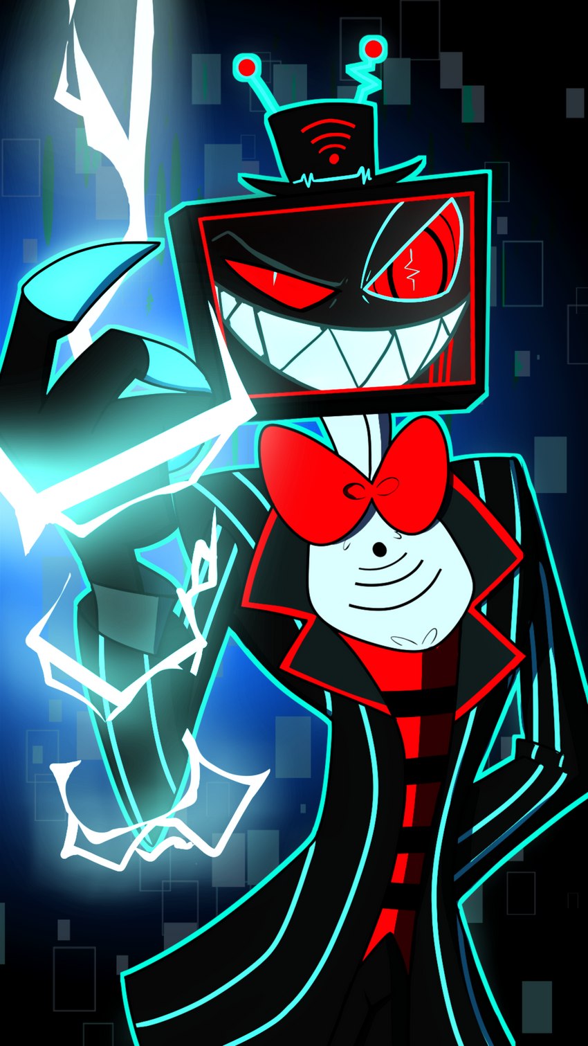 vox (hazbin hotel) created by neonbot