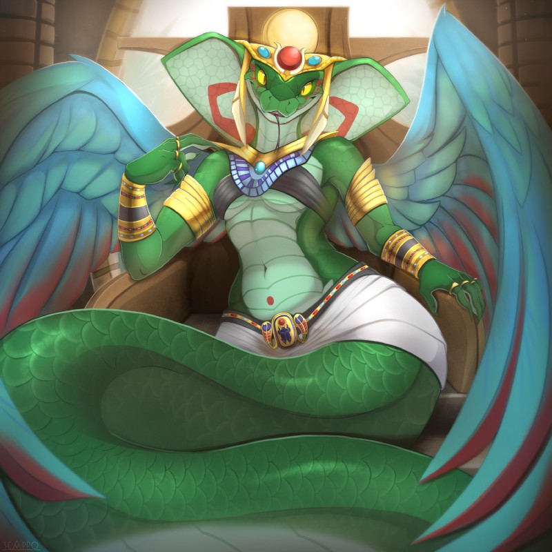 wadjet (middle eastern mythology and etc) created by scappo