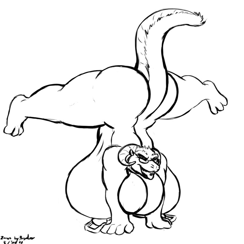 big_breasts big_butt breasts butt eyewear female glasses handstand huge_breasts mature_female nipple_piercing nipple_ring nipples piercing ring_piercing solo thick_thighs tongue tongue_piercing tongue_ring wide_hips bigshow star_wars zaun tauntaun 1:1 hi_res monochrome