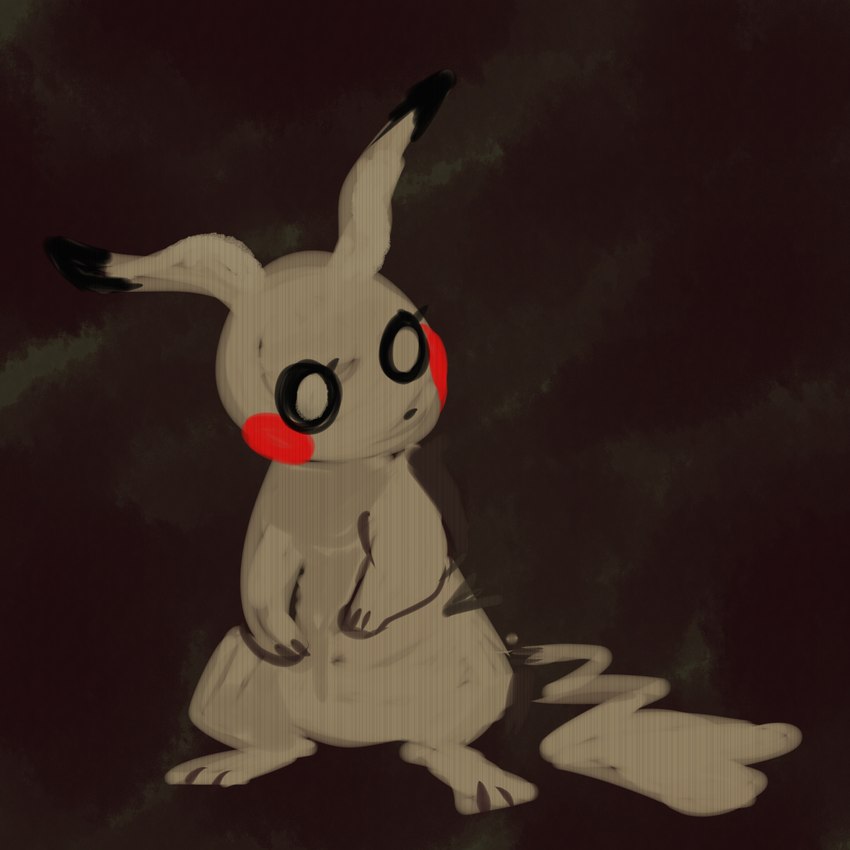 biped black_eyes black_nose cheek_spots eyelashes female paws solo standing tail flavia-elric nintendo pokemon flavia_(flavia-elric) generation_1_pokemon pikachu pokemon_(species) 1:1 2021 digital_media_(artwork) hi_res