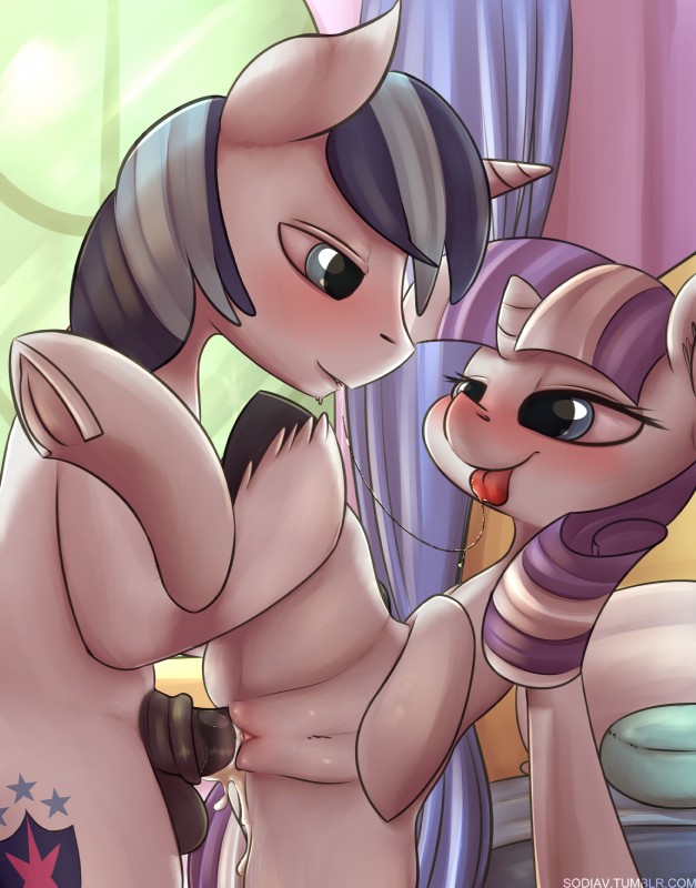 shining armor and twilight velvet (friendship is magic and etc) created by sodiav