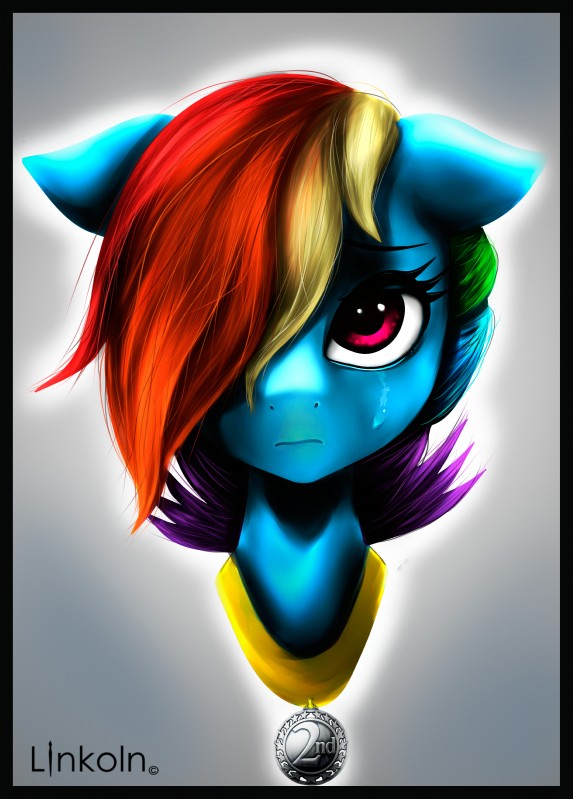 rainbow dash (friendship is magic and etc) created by l1nkoln