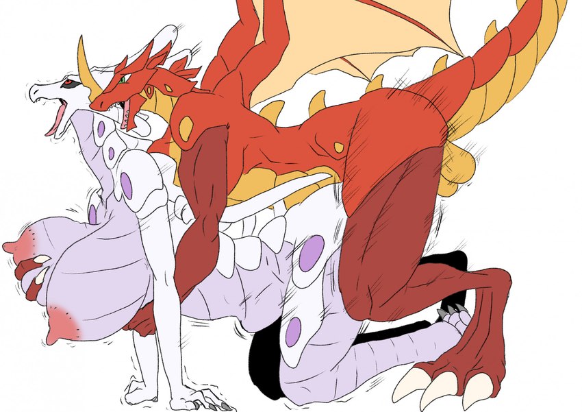 abdominal_bulge anthro big_breasts breasts duo female feral genitals horn huge_breasts male pornography pussy sex small_nipples tail wings unknown_artist bakugan mythology drago drago_(bakugan) wavern wavern_(bakugan) dragon mythological_creature mythological_scalie scalie hi_res source_request unfinished