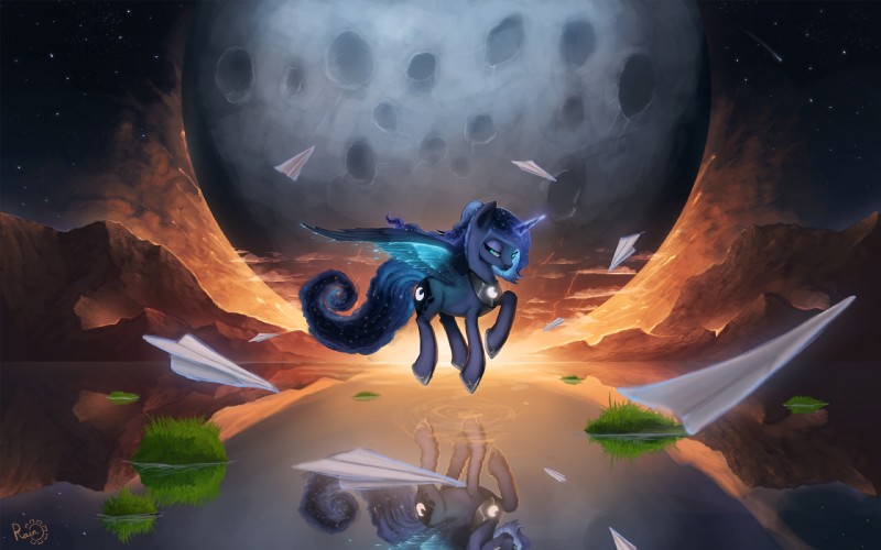 princess luna (friendship is magic and etc) created by photonoko