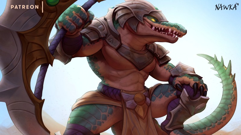 renekton (league of legends and etc) created by nawka