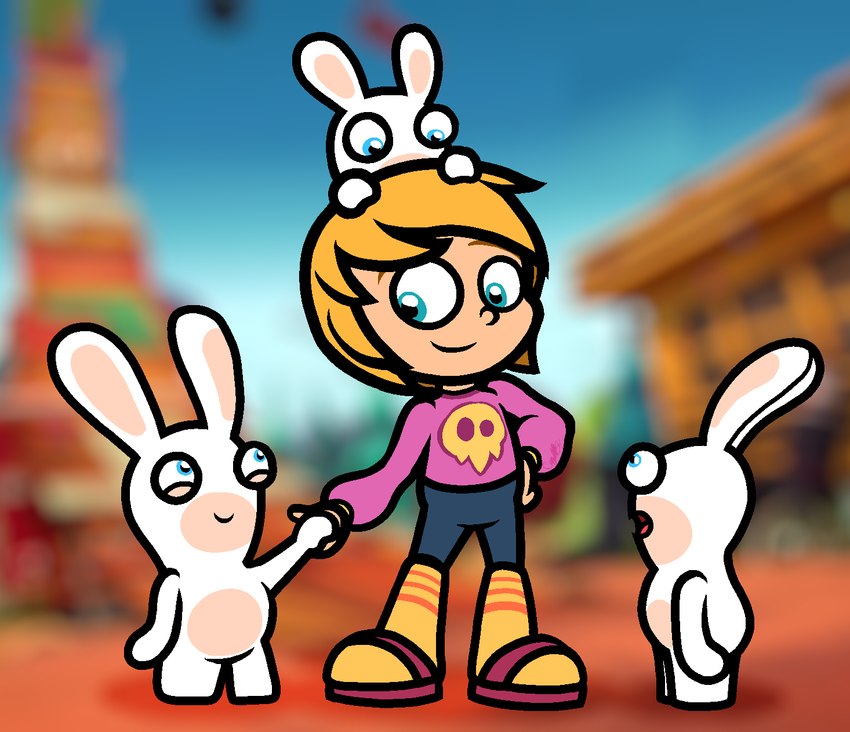 alice gassman (rabbids invasion (series) and etc) created by captainquack64