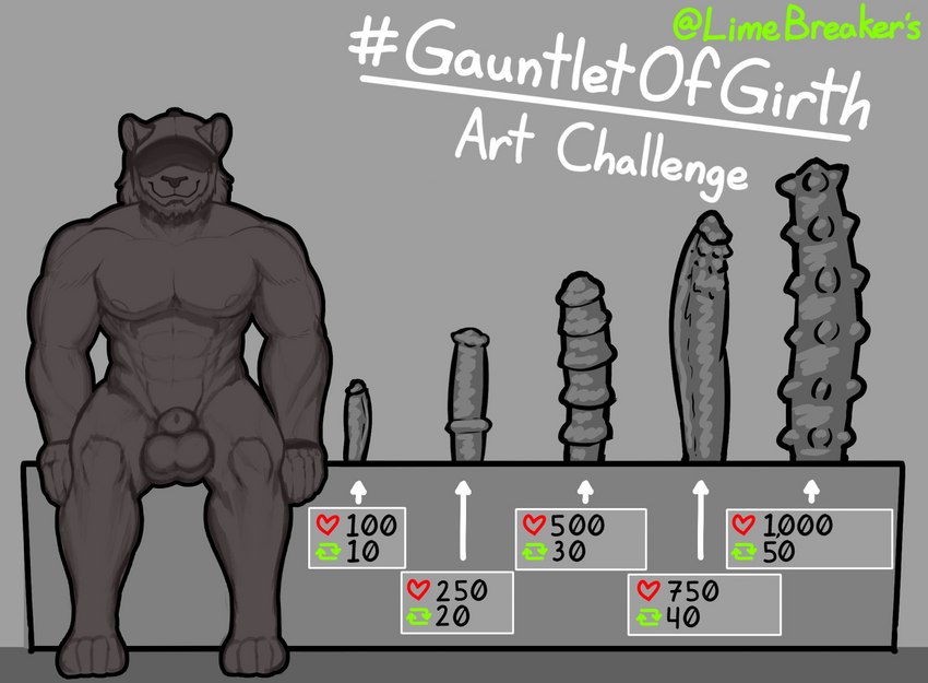 challenge dildo goal_post male muscular muscular_male nubbed_dildo nubbed_sex_toy ridged_dildo ridged_sex_toy sex_toy sex_toy_background spiked_dildo spiked_sex_toy spikes matthew-x gauntletofgirth felid lion mammal pantherine