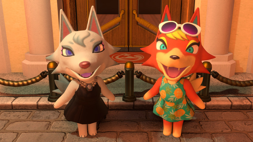 audie and whitney (animal crossing and etc) created by barbonicles