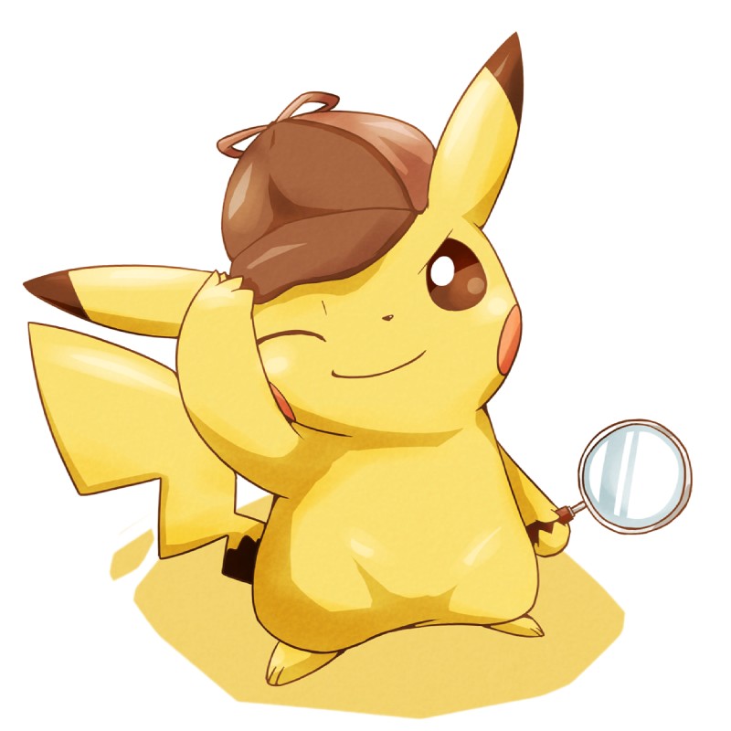 detective pikachu (detective pikachu (video game) and etc) created by kinakomochi