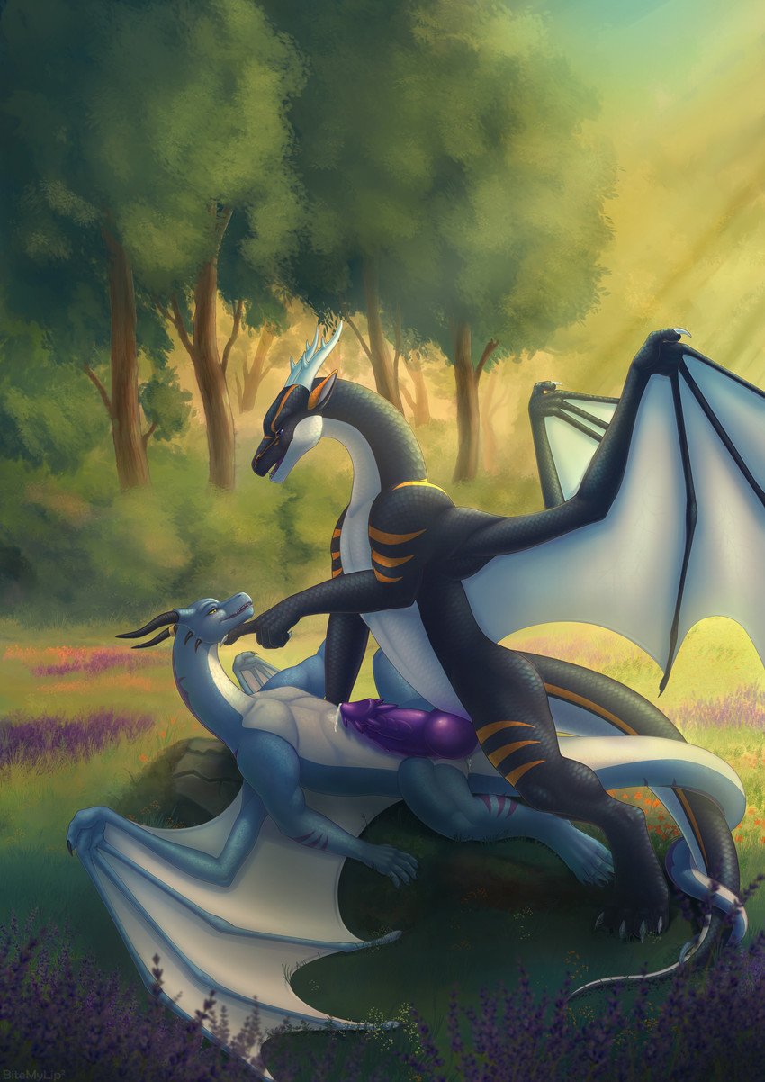 ferro the dragon and lydia (european mythology and etc) created by bitemylip