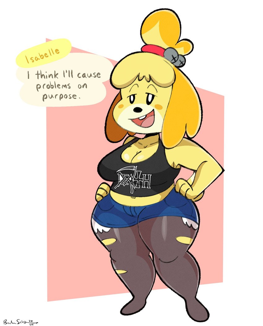 isabelle (animal crossing and etc) created by imrachets