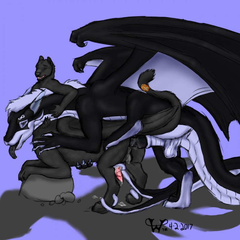 infinite, scotty panthertaur, and sliv'oth (mythology) created by wolfywetfurr (artist)