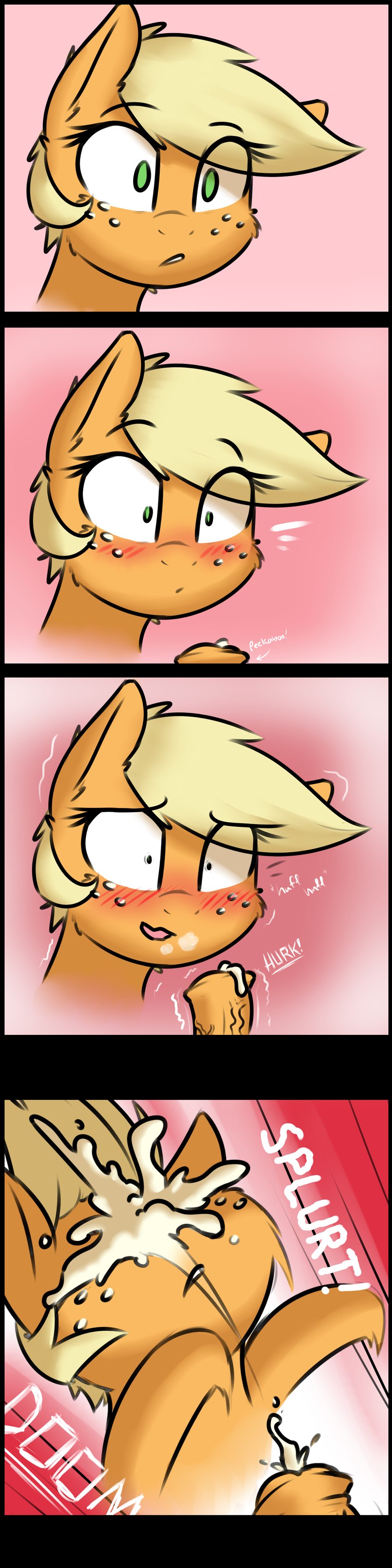 applejack (friendship is magic and etc) created by pudgeruffian