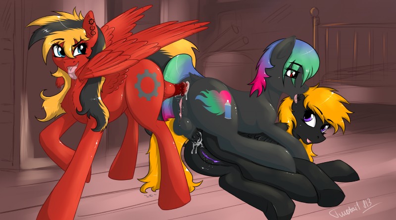 fan character, heartgear, paintheart, and twotail (my little pony and etc) created by twotail813