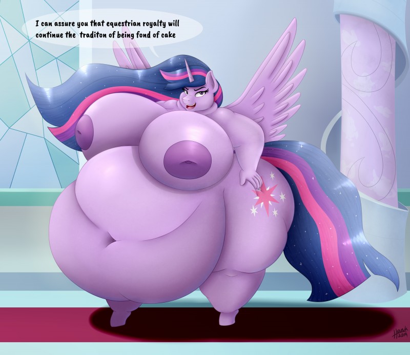 anthro belly big_belly big_butt biped breasts butt chubby_cheeks cutie_mark deep_navel dialogue female front_view hair hooves horn huge_belly huge_butt hyper hyper_belly inside looking_at_viewer morbidly_obese morbidly_obese_anthro morbidly_obese_female navel nipples nude obese obese_anthro obese_female open_mouth overweight overweight_anthro overweight_female solo standing text thick_thighs wide_hips wings 09hankris friendship_is_magic hasbro my_little_pony mythology twilight_sparkle_(mlp) equid equine mammal mythological_creature mythological_equine winged_unicorn 2019 absurd_res digital_media_(artwork) english_text hi_res