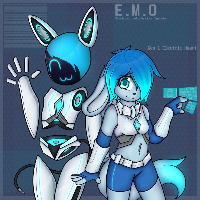 e.m.o and kayla kitsune (the neon city) created by dream mirage