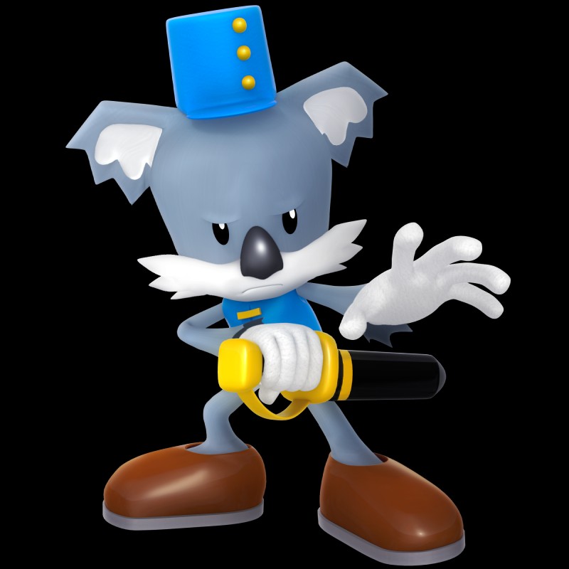 anthro black_eyes clothing frown fur grey_body grey_fur hat headgear headwear male melee_weapon simple_background solo sword transparent_background uniform weapon white_body white_fur nibroc-rock sega sonic_the_hedgehog_(series) gardon koala mammal marsupial vombatiform 1:1 alpha_channel hi_res