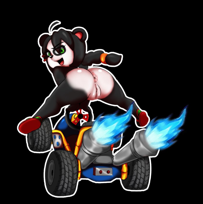 anus butt female genitals kart looking_at_viewer nude pussy smile spread_legs spreading vehicle oddrich scrabble007 third-party_edit activision crash_bandicoot_(series) crash_team_racing_(series) yaya_panda bear mammal color_edit colored hi_res