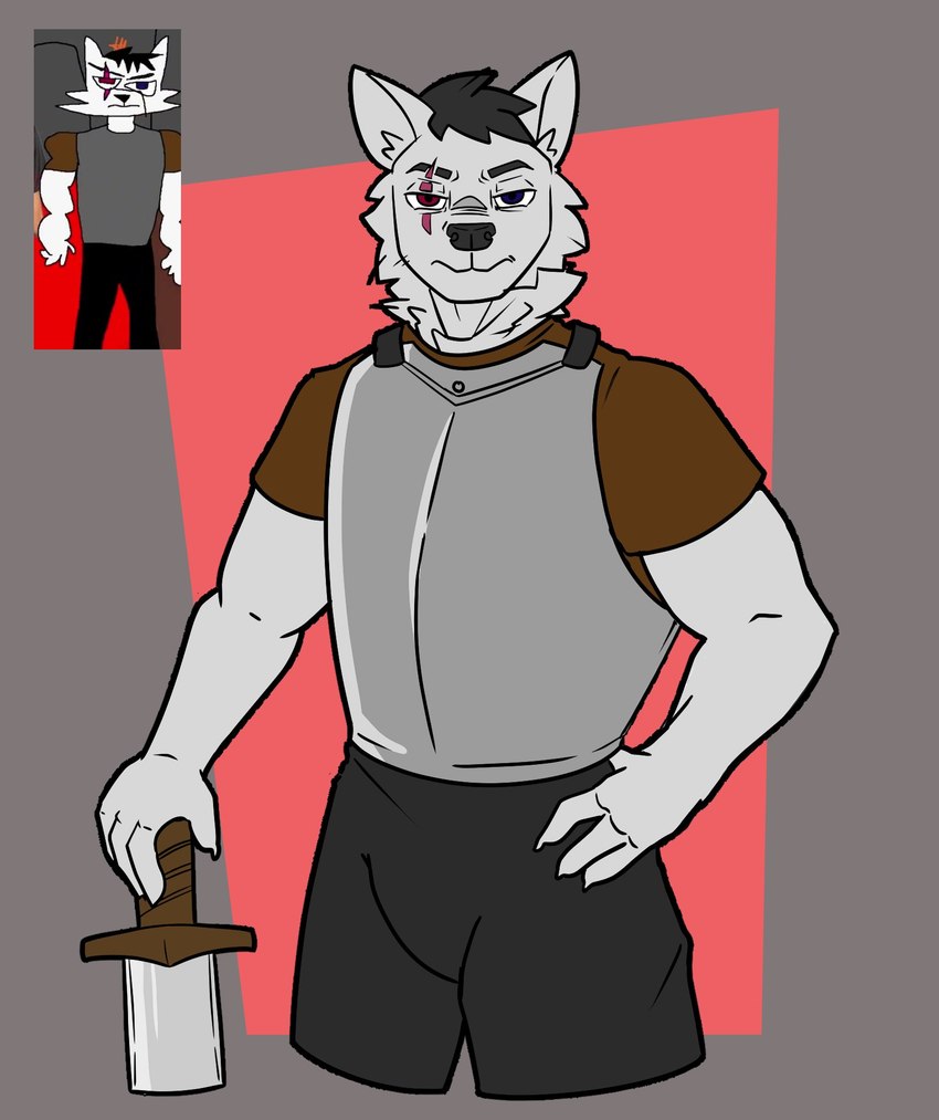 marshall the wolf (danny smoke in furry land) created by goagandbat