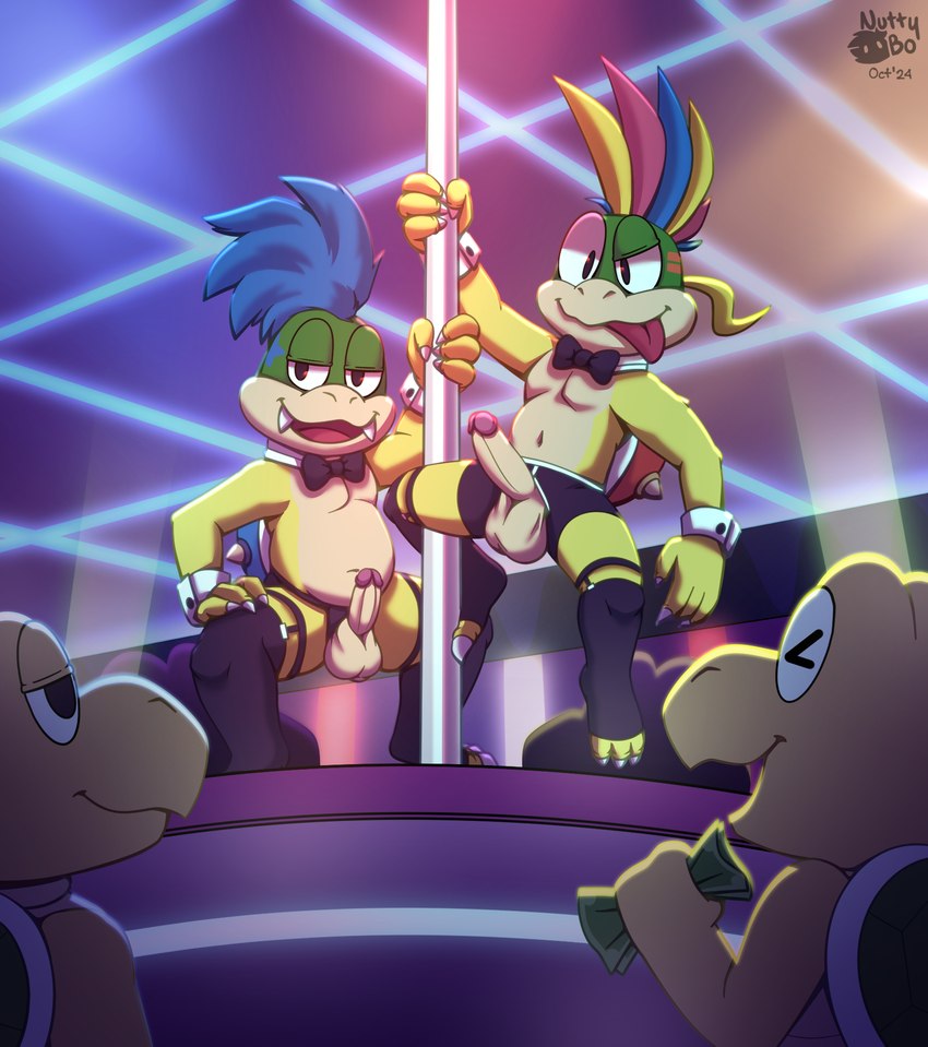 koopaling, larry koopa, and lemmy koopa (mario bros and etc) created by nutty bo