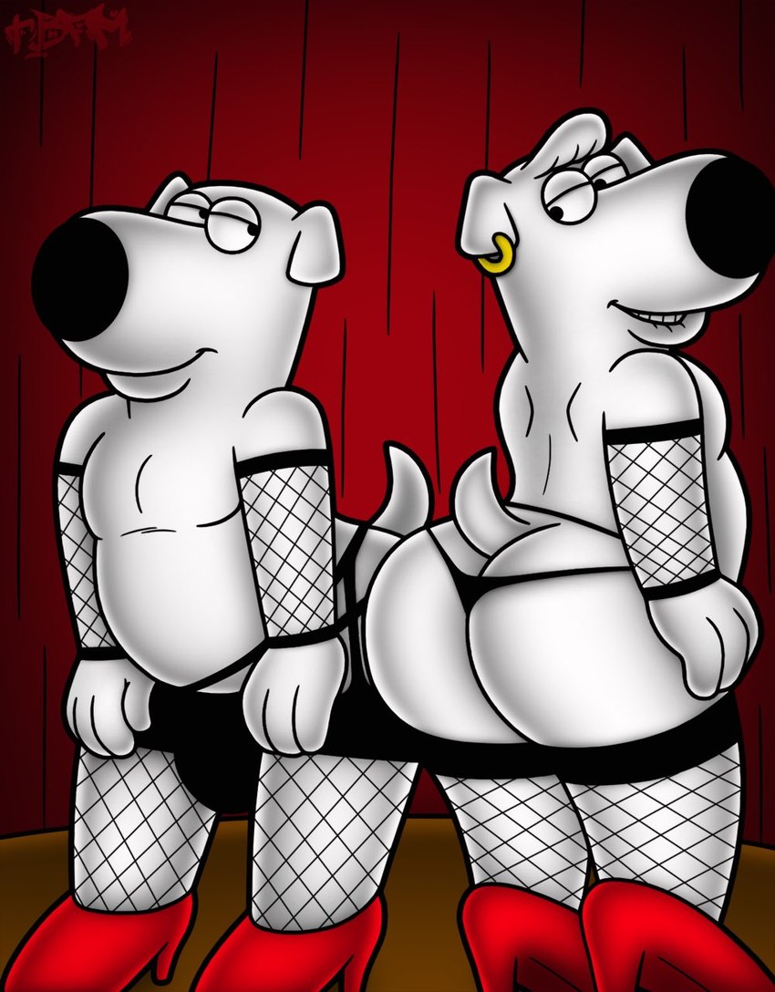 brian griffin and jasper (family guy) created by tbfm