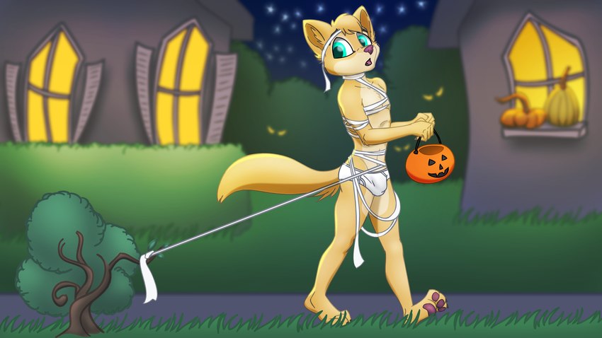 accident accidental_exposure anthro briefs bulge clothing costume feet food fruit holidays male night outside pawpads paws plant pumpkin solo tighty_whities underwear wardrobe_malfunction white_briefs white_clothing white_underwear young young_anthro dizzyvixen halloween tobin_(dizzyvixen) mammal mustelid musteline true_musteline weasel 16:9 hi_res widescreen