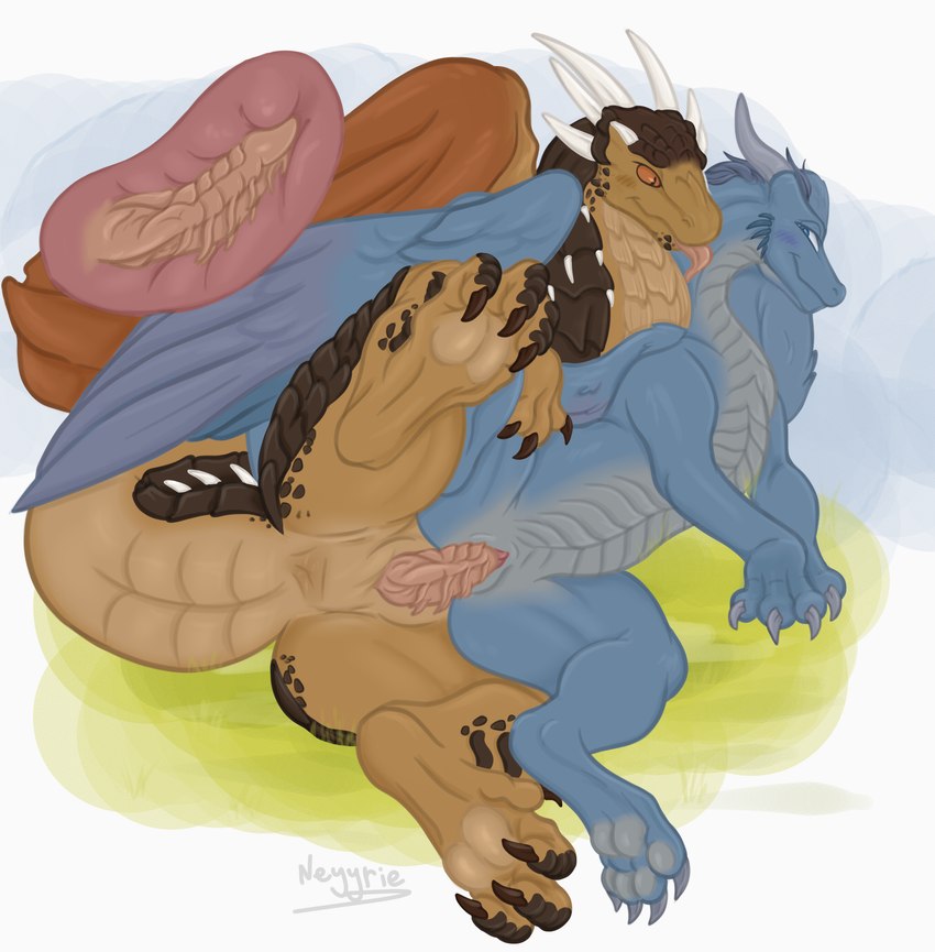 draco and saphira (inheritance cycle and etc) created by neyyrie