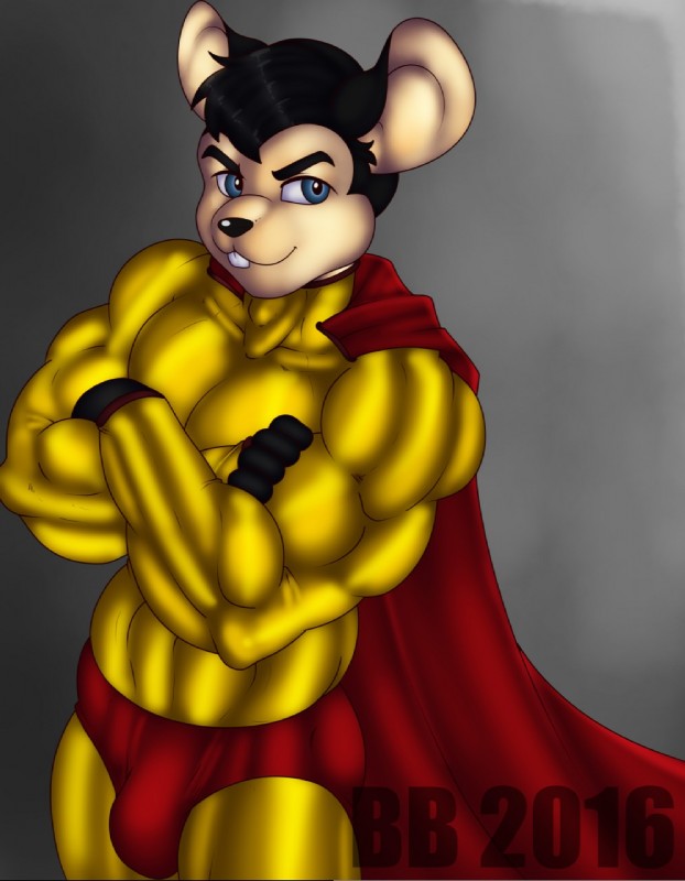mighty mouse (mighty mouse) created by blackbear