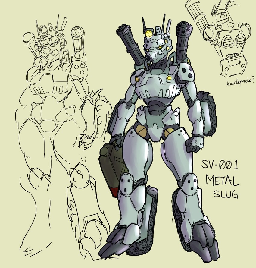 alternate_species anthro anthrofied armor cannon female floodlight fuel_tank gatling_gun gun head_cannon humanoidized jerrycan machine machine_gun mecha minigun mouth_cannon ranged_weapon shoulder_cannon simple_background solo standing sv-001 tank tank_treads text threads treads vehicle weapon chorsinnell39 metal_slug humanoid living_machine living_tank living_vehicle robot colored digital_drawing_(artwork) digital_media_(artwork) english_text full-length_portrait handwritten_text portrait shaded sketch soft_shading