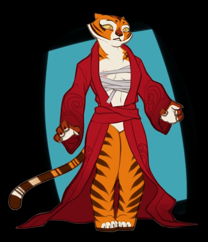 master tigress (kung fu panda and etc) created by spearfrost and unknown artist