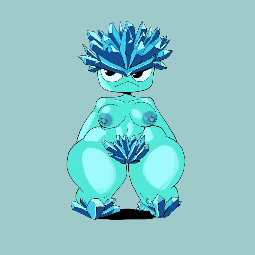 areola black_eyes blue_areola blue_background blue_body blue_nipples bottom_heavy breasts female frown fungus ice ice_pubes mushroom nipples nude short_stack simple_background solo thick_thighs unusual_pubes wide_hips azllimaz electronic_arts plants_vs._zombies popcap_games elemental_creature elemental_humanoid fungi_fauna fungi_humanoid humanoid ice-shroom ice_creature ice_humanoid mineral_fauna mineral_humanoid mushroom_humanoid 1:1 hi_res