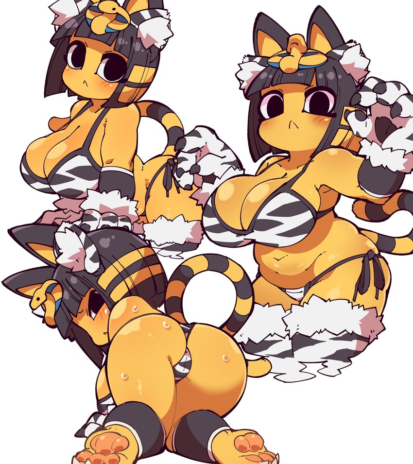 ankha (animal crossing and etc) created by fukurou ya