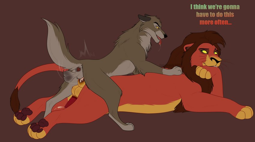 balto and kovu (universal studios and etc) created by lynxbrush