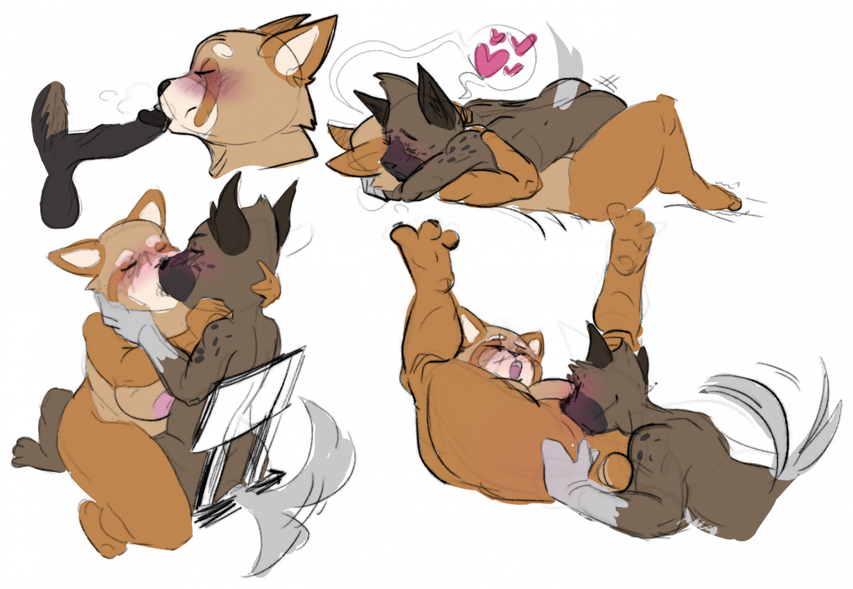 3_toes age_difference anthro anthro_on_anthro anthro_penetrated anthro_penetrating anthro_penetrating_anthro areola balls bent_arm bent_leg big_areola big_breasts big_penis biped black_balls black_body black_ears black_fur black_glans black_lips black_nose black_penis black_spots blush blush_lines blushing_profusely breasts brown_body brown_fur butt chair cheek_tuft circle_eyebrows cunnilingus dark_body dark_fur duo elderly elderly_anthro elderly_female erection eyebrows eyes_closed facial_tuft feet fellatio female female_on_bottom female_penetrated from_front_position fur fur_tuft furniture genitals glans glans_play grey_body grey_fur grey_tail heart_symbol hug huge_areola humanoid_genitalia humanoid_penis interspecies kissing legs_up lips looking_pleasured lying male male/female male_on_top male_penetrating male_penetrating_female markings mastery_position mature_anthro mature_female missionary_position monotone_balls monotone_genitals motion_lines motion_outline nude nude_anthro nude_female nude_male obscured_penetration older_anthro older_female older_penetrated on_back on_bottom on_chair on_front on_top open_mouth oral overweight overweight_female penetration penile penis penis_kissing pink_areola pink_heart pointy_ears prick_ears purple_blush romantic romantic_couple romantic_sex sex shaking shared_speech_bubble simple_background sitting sitting_on_chair snout speech_bubble spots spotted_body spotted_fur spotted_shoulder spread_legs spreading tail tail_motion tailwag tan_body tan_breasts tan_ears tan_fur teeth thick_bottom_lip thick_thighs toes tremble_spikes tuft vaginal vaginal_penetration vein veiny_penis white_background white_body white_eyebrows white_fur white_inner_ear white_speech_bubble younger_anthro younger_male granny_fricker aggretsuko sanrio haida_(aggretsuko) retsuko's_mother ailurid hyena mammal red_panda 2025 colored_sketch digital_drawing_(artwork) digital_media_(artwork) hi_res sketch