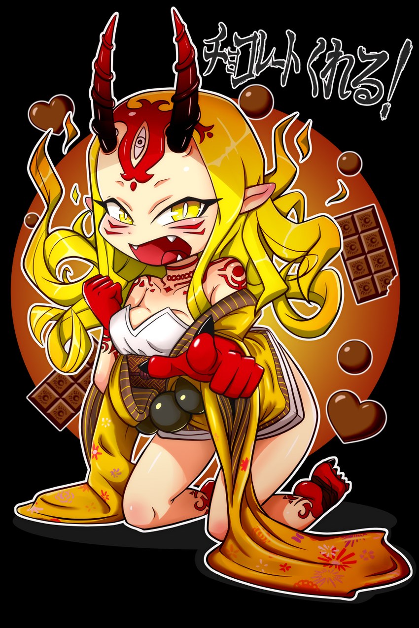 berserker ibaraki-douji and ibaraki-douji (east asian mythology and etc) created by poethewondercat