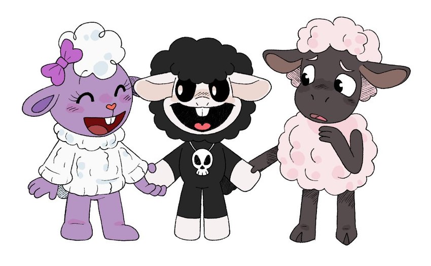 baba chops, lammy, and wooly (amanda the adventurer and etc) created by pachi rizuu