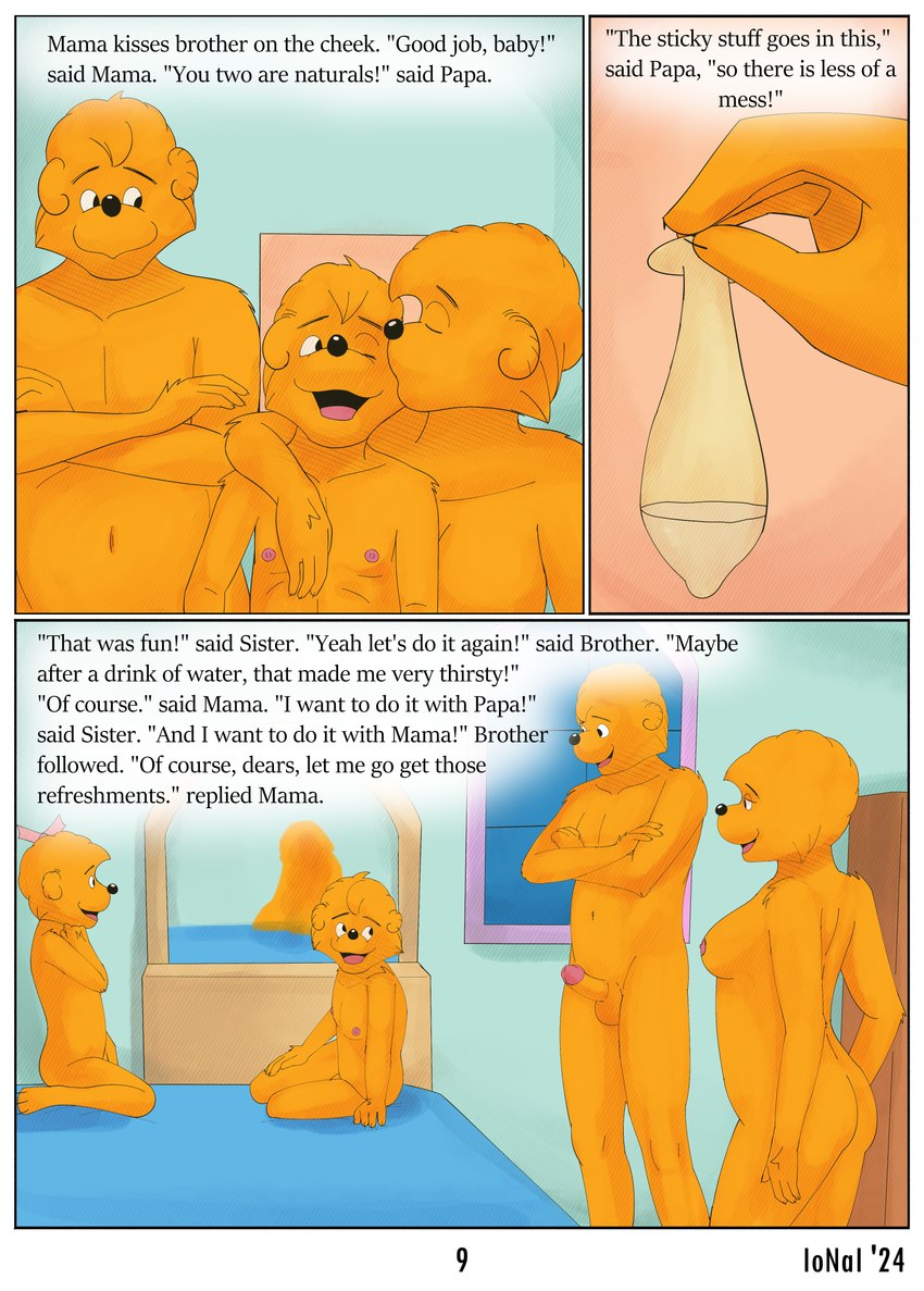 age_difference bed breasts condom dialogue female filled_condom flat_chested furniture genitals humanoid_genitalia humanoid_penis kissing kissing_cheek loli penis sexual_barrier_device stated_incest text young ionai berenstain_bears brother_bear_(character) mama_bear_(berenstain_bears) papa_bear sister_bear bear mammal absurd_res comic english_text hi_res brother_(lore) brother_and_sister_(lore) daughter_(lore) father_(lore) father_and_child_(lore) father_and_daughter_(lore) father_and_son_(lore) incest_(lore) mother_(lore) mother_and_child_(lore) mother_and_daughter_(lore) mother_and_son_(lore) parent_(lore) parent_and_child_(lore) parent_and_daughter_(lore) parent_and_son_(lore) sibling_(lore) sister_(lore) son_(lore)