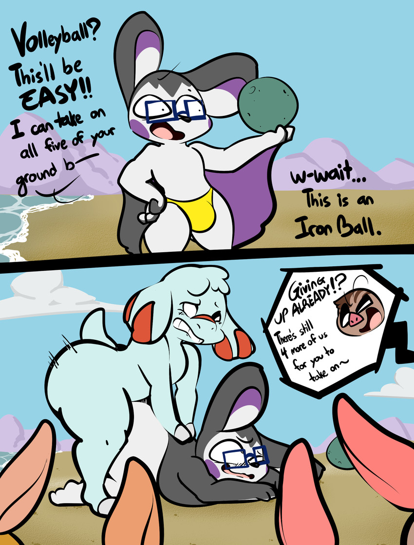 benkei, emolgack, fan character, and travis (instant loss 2koma and etc) created by 1-upclock