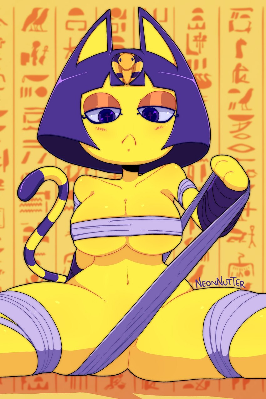ankha (animal crossing and etc) created by neonnutter
