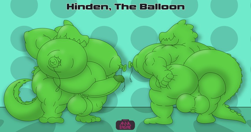 5_fingers animal_balloon areola backsack balloon balls belly biceps big_areola big_balls big_belly big_breasts big_butt big_penis big_tail biped breasts butt butt_grab butt_squish circumcised crocodile_tail erection eyeless featureless_feet feet fingers front_view genitals green_body green_penis gynomorph hand_behind_head hand_on_butt huge_breasts huge_butt humanoid_genitalia humanoid_penis inflatable intersex monotone_body muscular muscular_gynomorph muscular_humanoid muscular_intersex navel nipples nude open_mouth overweight overweight_gynomorph overweight_intersex penis rear_view saggy_balls shaped_balloon sharp_teeth simple_background smile solo squish standing tail teeth text thick_thighs unusual_anatomy unusual_nipples wide_hips annaengine animal_humanoid animate_inanimate balloon_humanoid crocodile crocodilian crocodilian_humanoid humanoid living_balloon living_inflatable reptile reptile_humanoid scalie scalie_humanoid absurd_res digital_drawing_(artwork) digital_media_(artwork) english_text hi_res model_sheet widescreen male_(lore)