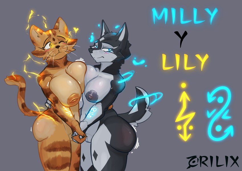 lily and milly created by crilix