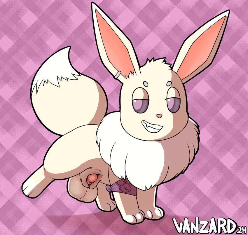 animal_genitalia animal_penis armband balls equine_genitalia equine_penis eyebrows feral fully_sheathed genitals male penis piercing purple_eyes sheath solo conditional_dnp vanzard nintendo pokemon pokemon_mystery_dungeon spike_chunsoft fan_character iggy_(vanzard) eevee generation_1_pokemon pokemon_(species) shiny_pokemon equine_sheath hi_res