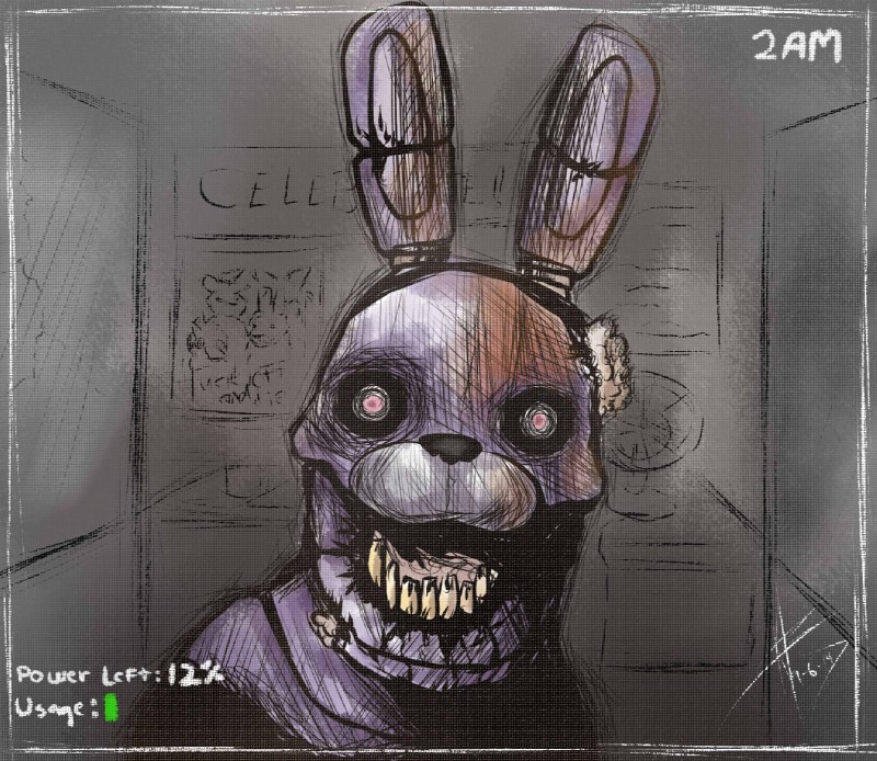 bonnie (five nights at freddy's and etc) created by dullvivid