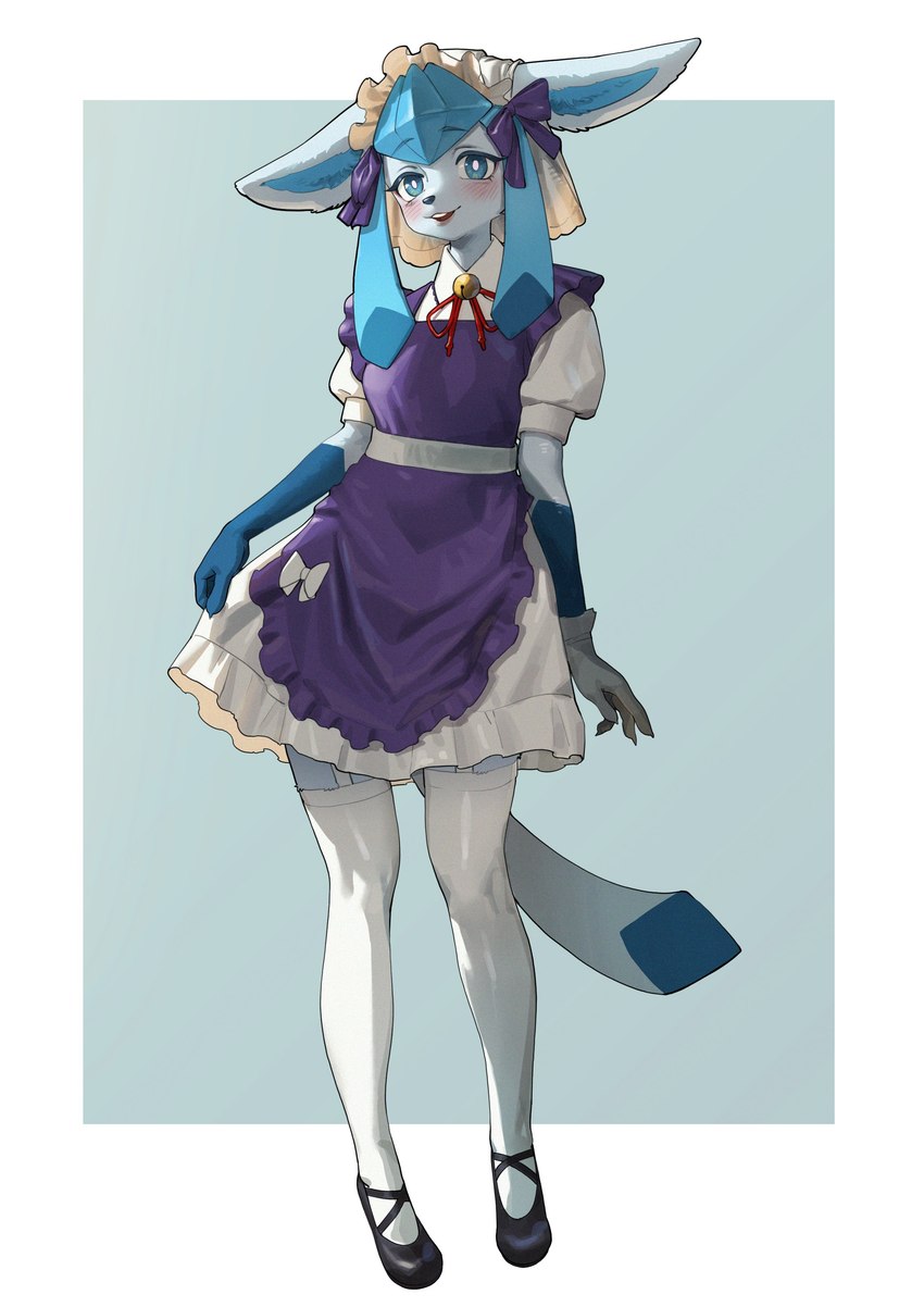 tea party style glaceon (pokemon unite and etc) created by gudlmok99