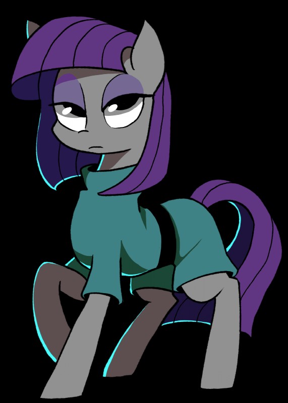 clothing dress eyeshadow female hair looking_at_viewer makeup purple_hair simple_background solo standing transparent_background karzahnii friendship_is_magic hasbro my_little_pony maud_pie_(mlp) earth_pony equid equine horse mammal pony 2014 alpha_channel hi_res