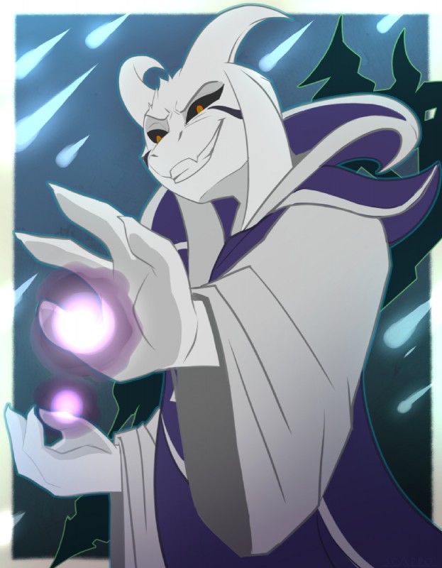 asriel dreemurr (undertale (series) and etc) created by scappo