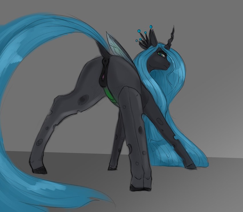 queen chrysalis (friendship is magic and etc) created by stray prey