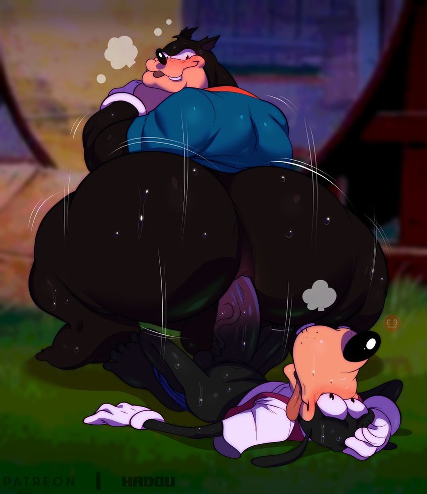 goofy, pete, and peter pete sr. (goof troop and etc) created by satsui-n0-had0u